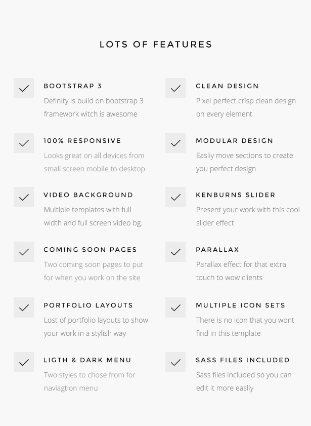 Definity - Multipurpose One/Multi Page HTML5 Template